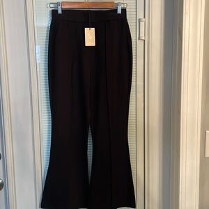 NWT Sincerely Jules black pull on stretch knit pant / size small